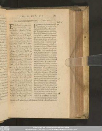 De Contrarietate motus. Cap. VII.