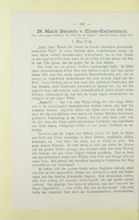 28. Marie Baronin v. Ebner-Eschenbach