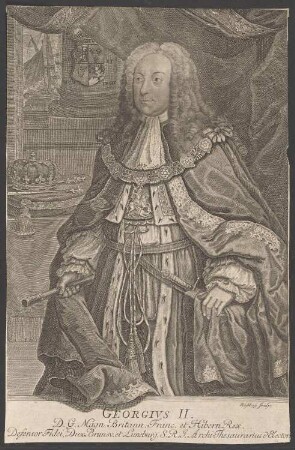 Porträt Georg II., König von Großbritannien (1683-1760)