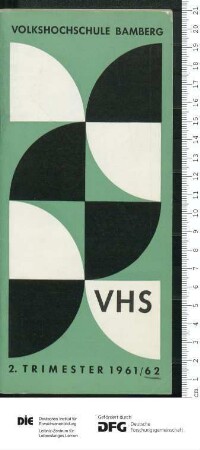 Programm 2. Trimester 1961/1962