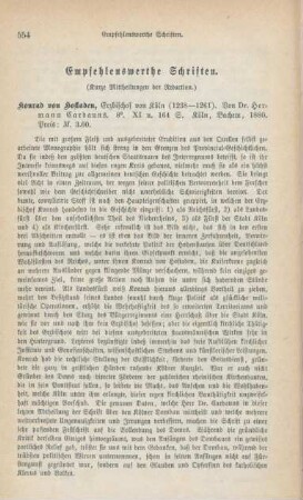 554-556 Empfehlenswerthe Schriften
