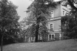 Herrenhaus : Großes Haus zwischen Bäumen