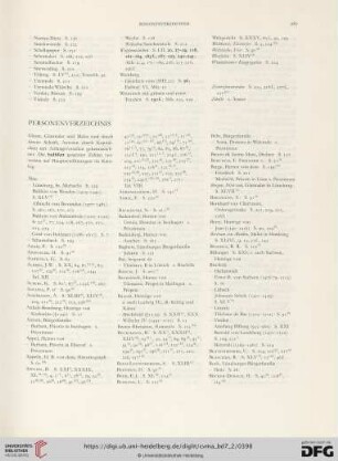 Personenverzeichnis