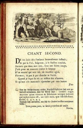 Chant Second. - Zweyter Gesang.