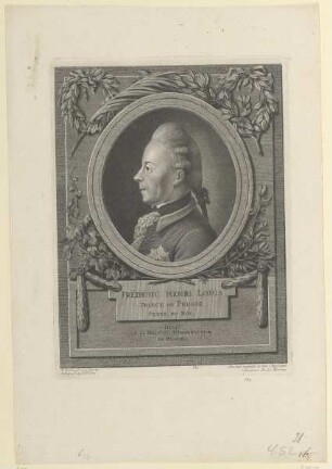 Bildnis des Fréderic Henri Louis de Prusse