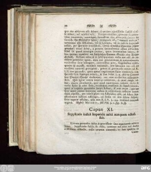 Caput XI. Supplicatio iudici Imperialis aulici nunquam odiosa fuit.