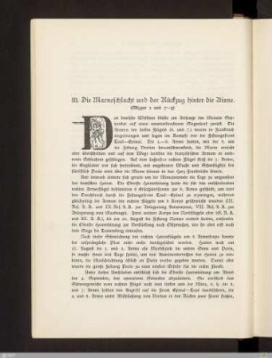 III. Die Marneschlacht und der Rückzug hinter die Aisne