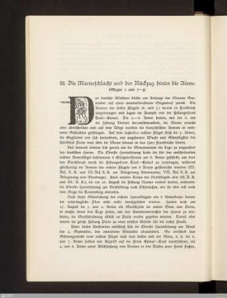 III. Die Marneschlacht und der Rückzug hinter die Aisne