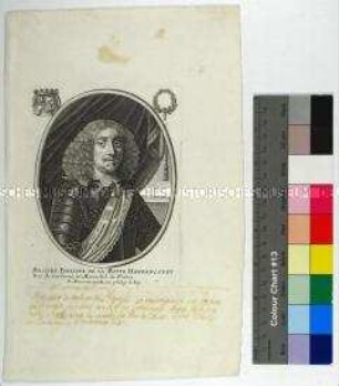 Porträt des Philippe Duc de La Mothe-Houdancourt Marschall von Frankreich und Vizekönig von Katalonien