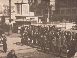 Leipzig, Marktplatz, Fußgängerüberweg