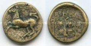 moderne Fälschung einer Tetradrachme aus Maroneia, Thrakien