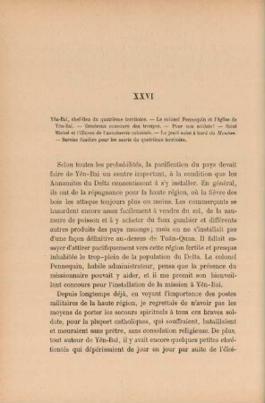 XXVI. Yen-Bai, chef-lieu du quatrième territoire ...