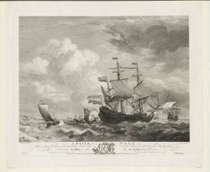 A Brisk Gale, aus: "The Most Capital Paintings in England (Sculptura Britannica)"