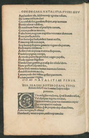 Des. Erasmi Roterodami, Expostulatio Iesu Cum homine suapte culpa pereunte.