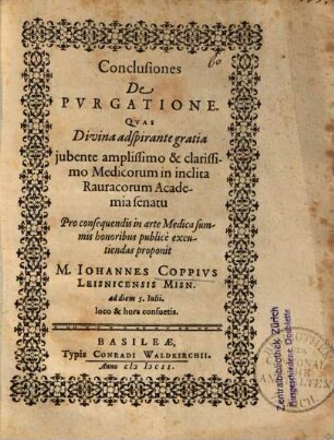 Conclusiones De Purgatione
