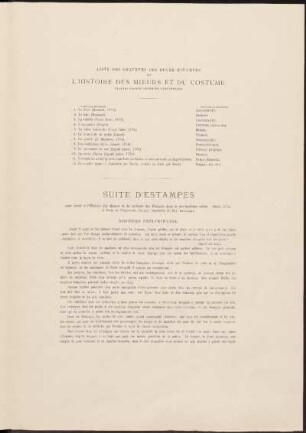 Liste des graveurs des douze estampes de l'histoire des moeurs et du costume