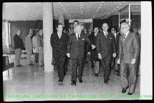 Besuch von Walter Scheel (Bundespräsident der Bundesrepublik Deutschland (BRD)) am Kernforschungszentrum Karlsruhe (KfK)