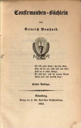 Confirmanden-Büchlein