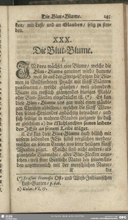 XXX. Die Blut-Blume