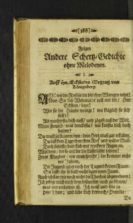 [Allerhand Scherz-Gedichte.]