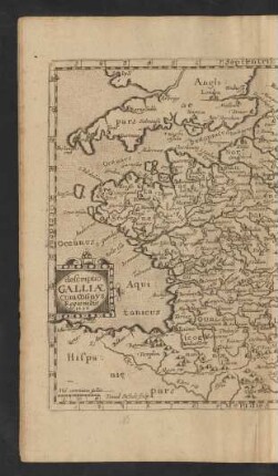 descriptio Galliae Cum Cosinys Regionibus 1626