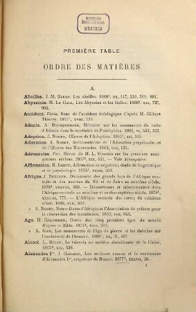 Etudes religieuses, philosophiques, historiques et littéraires, [5, a]