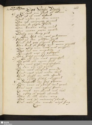 Bl. 207 - 252. Der Rossengart zu Wurmicz