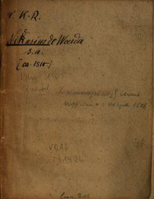 Nicasii Voerda Arborum trium, consanguinitatis, affinitatis, cognationisque Spiritualis Lectura notatu digna ...