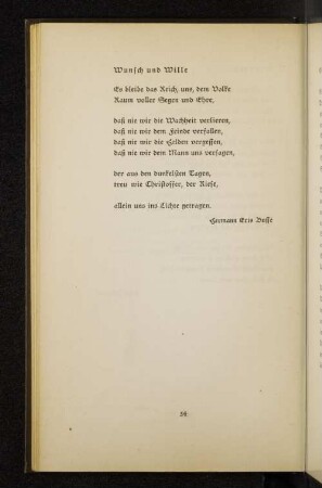 Wunsch und Wille