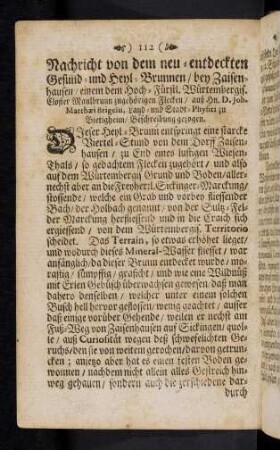 112-140, Nachricht von dem neu-entdeckten ....