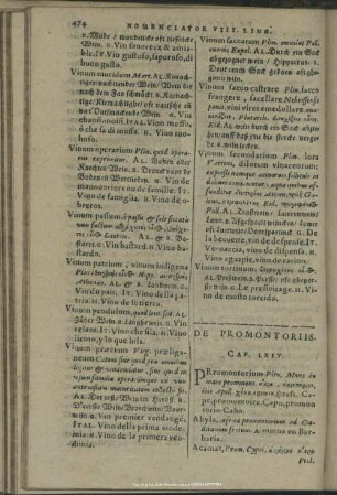 De Promontoriis. Cap. LXIV