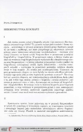 22: Hermeneutyka biografii