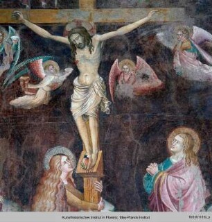 Kreuzigung Christi mit dem Heiligen Franziskus