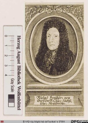 Bildnis Nicolaus von Gersdorff (1672 Frhr.)