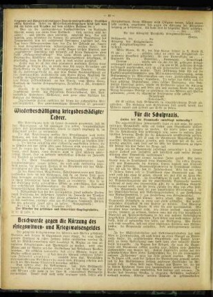 Für die Schulpraxis : haben wir die Baumwolle unbedingt notwendig?