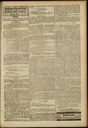 Zweite Ausgabe vom Dienstag, den 18. März 1919.