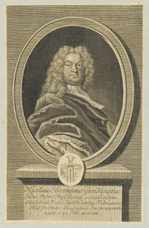 Bildnis des Nicolaus Hieronymus Gundlingius