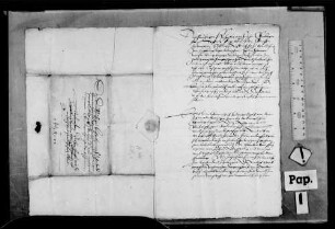 Beilagen: Bericht des Hans Heßlich, Forstmeisters zu Böblingen, an Herzog Ulrich, die Antworten des Hans Greiß auf die peinliche Frage betreffend. Siehe auch Nr. 528, 528,2 und 528,3
