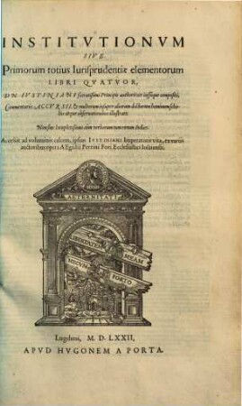 Institutionum ... libri quatuor