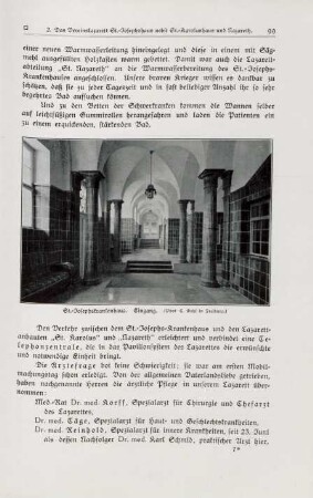 St.-Josephskrankenhaus. Eingang.