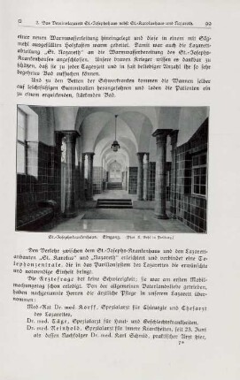 St.-Josephskrankenhaus. Eingang.