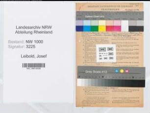 Entnazifizierung Josef Leibold, geb. 04.05.1893 (Verw.Angest.)