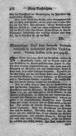 Ratio medendi in nosocomio practico Vindobonensi. P.II.
