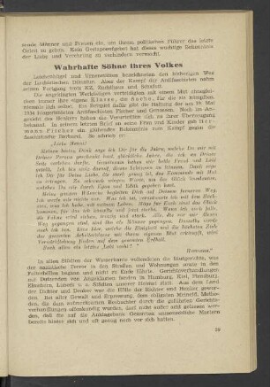 Wahrhafte Söhne ihres Volkes