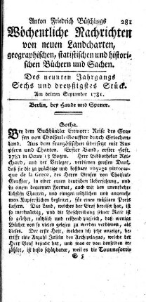 Sechs und dreyßigstes Stück