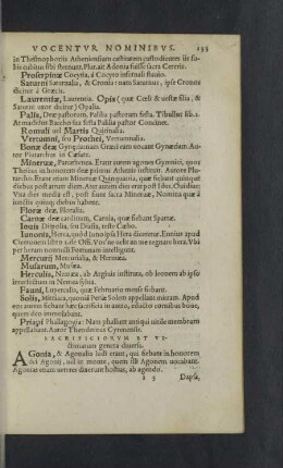 Sacrificiorum et victimarum genera diversa.