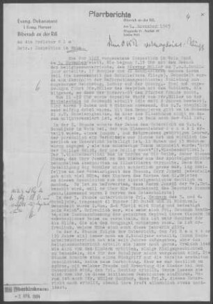 Wain mit Schwendi, Bußmannshausen, Großschafhausen, Orsenhausen, Schönebürg und Sießen/Wald: Inspektionsbericht 1963