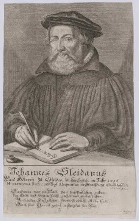 Bildnis des Johannes Sleidanus