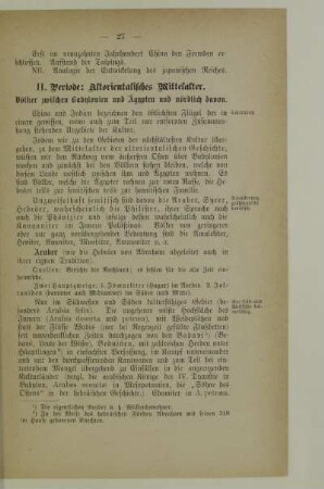 II. Periode: Altorientalisches Mittelalter
