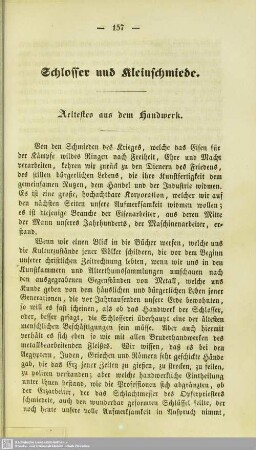 Schlosser und Kleinschmiede